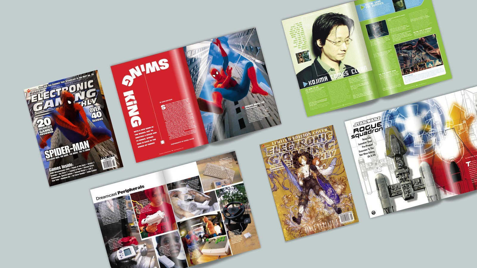 EGM feature and cover designs