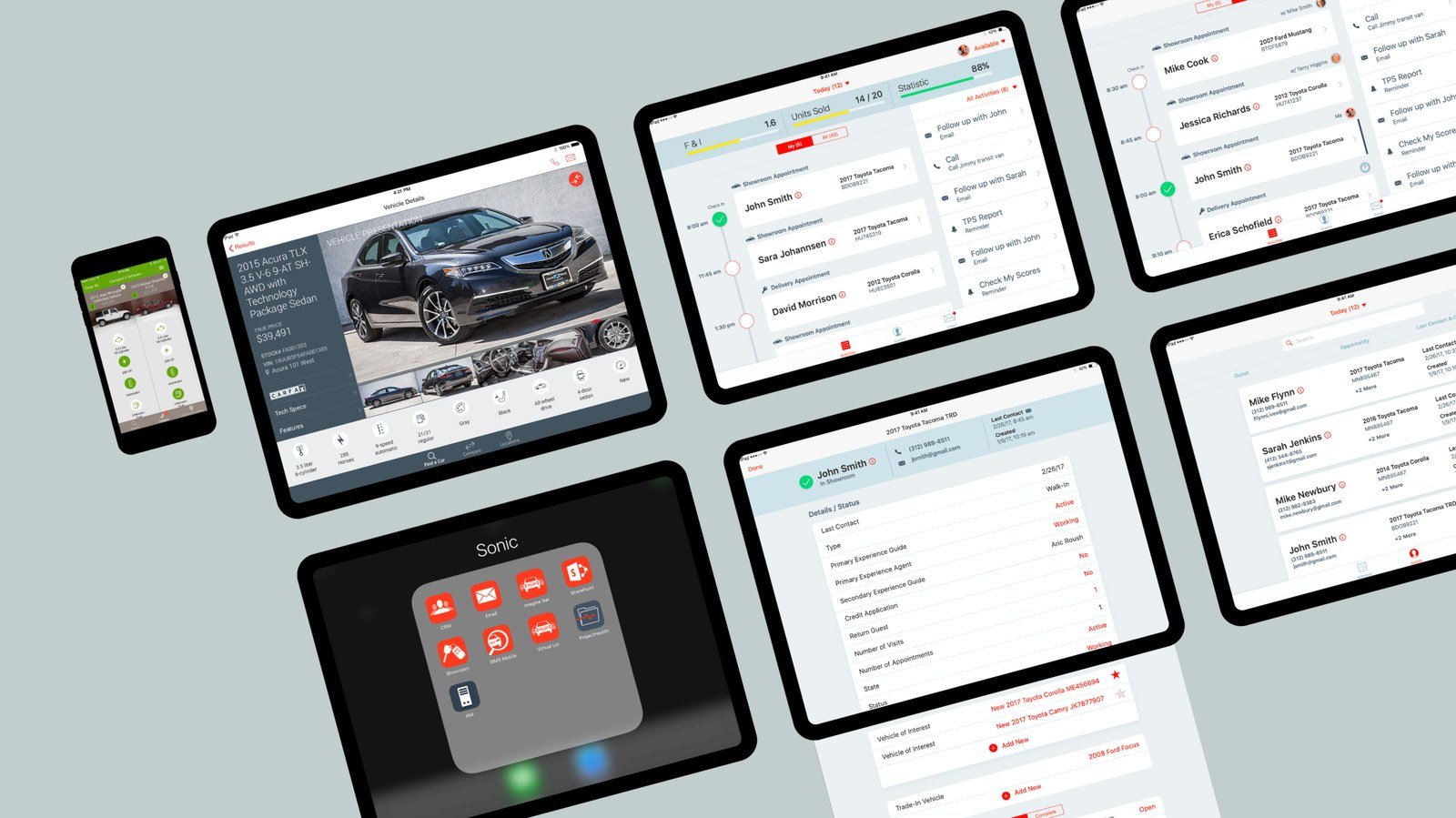 Sonic Automotive CRM suite
